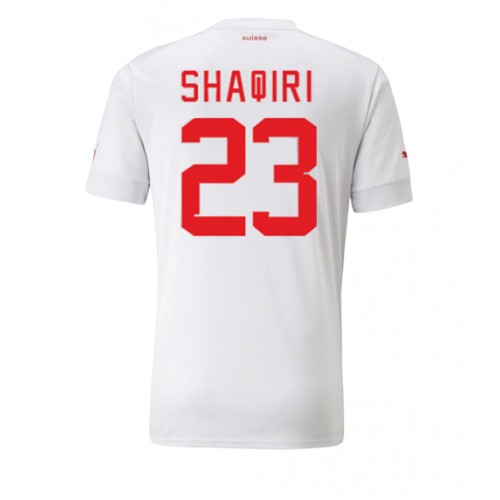 Schweiz Xherdan Shaqiri #23 Udebanetrøje VM 2022 Kort ærmer